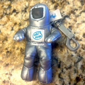 Intel Bunny People Plush Toy Astronaut Spaceman Doll Silver